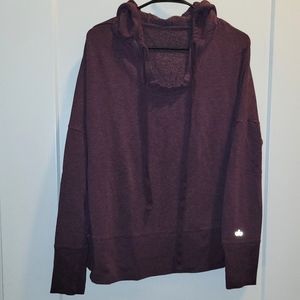 Alo Yoga Fluid Scoop Neck Fleece Lined Hoodie  Size XL